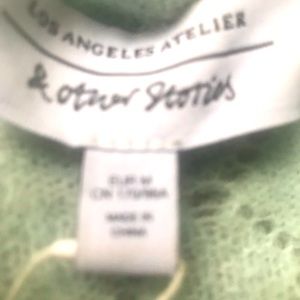 &other stories blended wool oversized cardigan chic cardigan sweater new